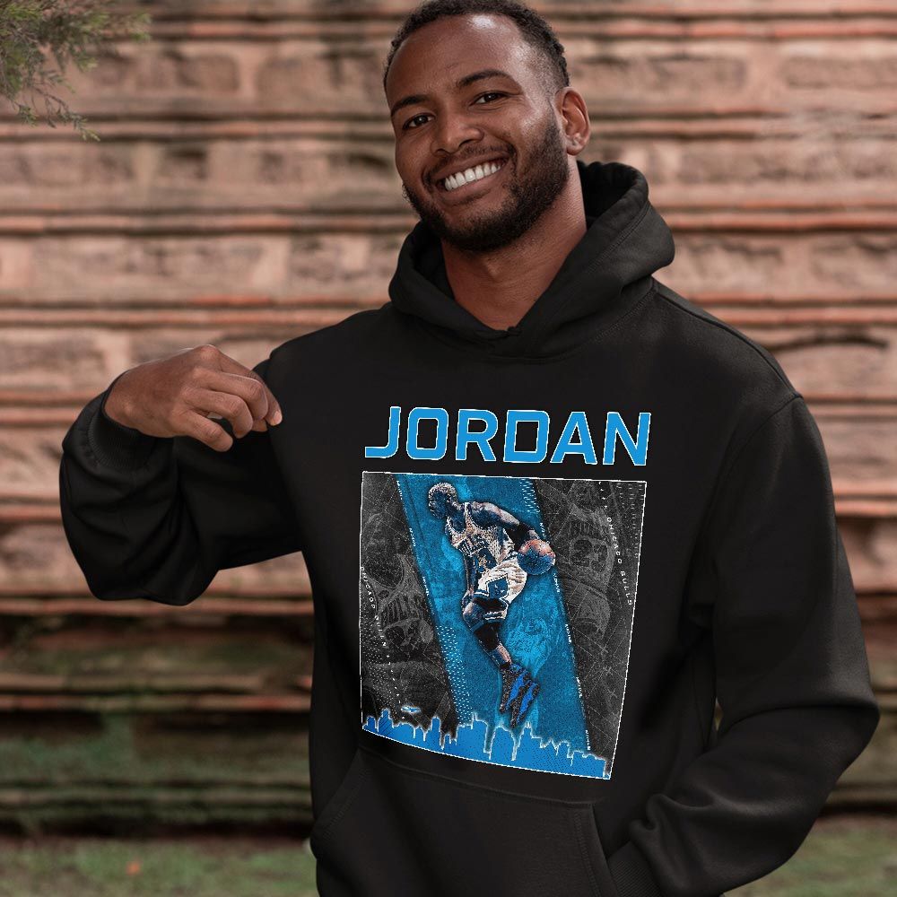 Custom 23 City Sneaker Shirt Match Black University Blue 13s, Jordan 13 Black University Blue 2022 MKO T-Shirt Custom 23 City Sneaker Shirt Match Black University Blue 13s, Jordan 13 Black University Blue 2022 MKO T-Shirt