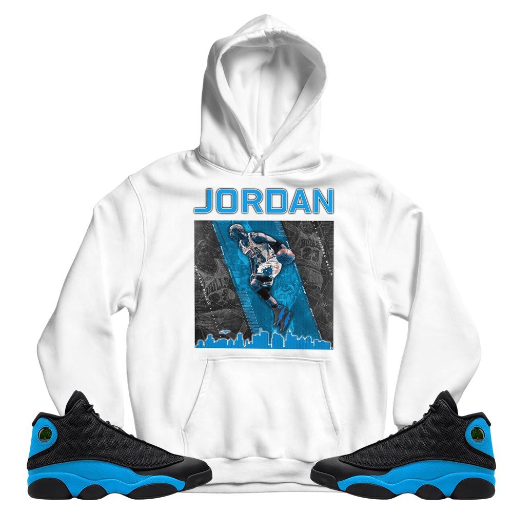 Custom 23 City Sneaker Shirt Match Black University Blue 13s, Jordan 13 Black University Blue 2022 MKO T-Shirt Custom 23 City Sneaker Shirt Match Black University Blue 13s, Jordan 13 Black University Blue 2022 MKO T-Shirt