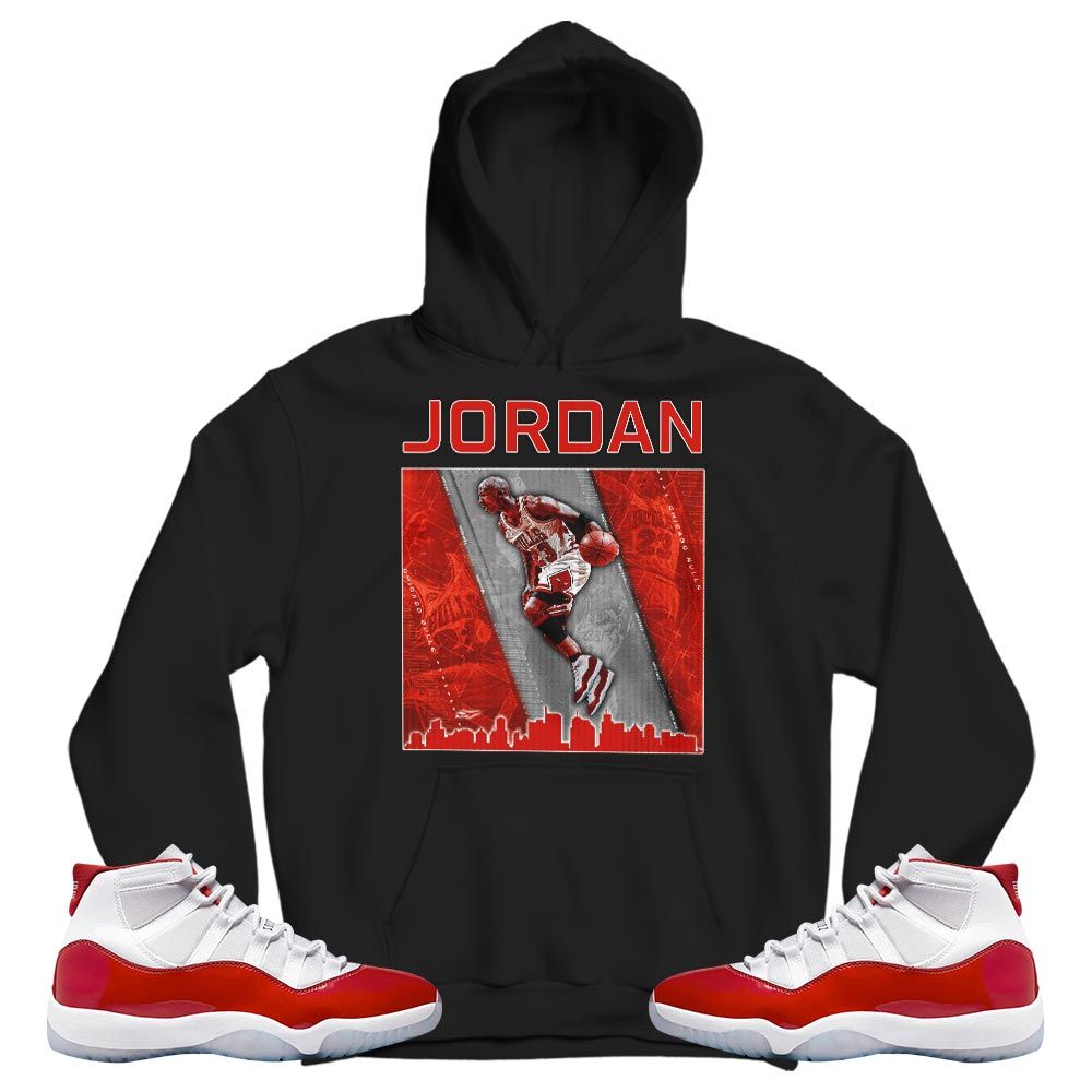 Custom 23 City Sneaker Shirt Match Cherry 11s, Jordan 11 Retro Cherry MKO T-Shirt