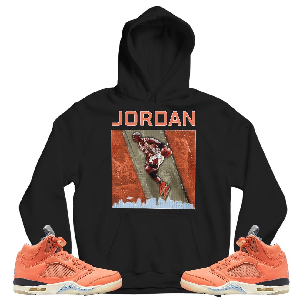 Custom 23 City Sneaker Shirt Match Crimson Bliss 5s, Jordan 5 DJ Khaled Crimson Bliss MKO T-Shirt