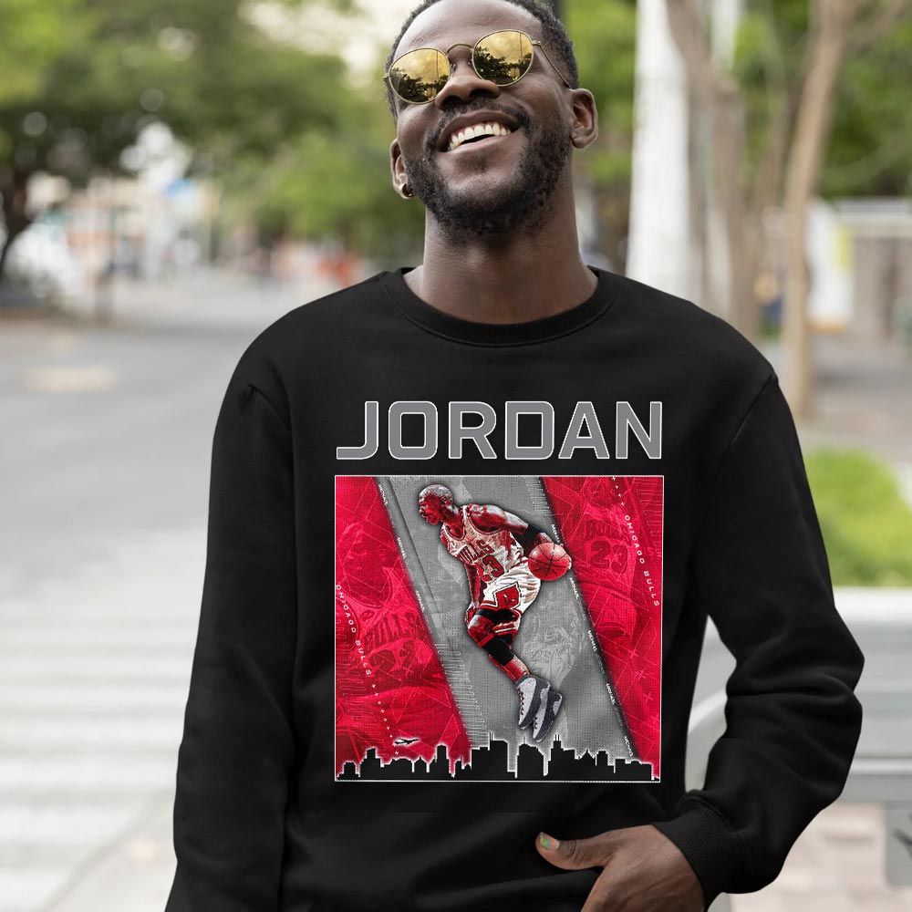 Custom 23 City Sneaker Shirt Match Fire Red 9s, Jordan 9 Retro Fire Red MKO T-Shirt Custom 23 City Sneaker Shirt Match Fire Red 9s, Jordan 9 Retro Fire Red MKO T-Shirt
