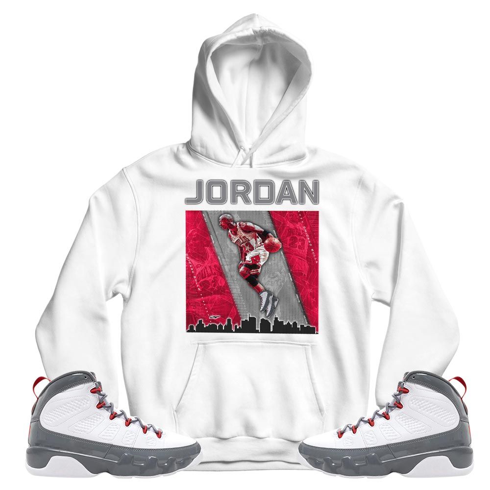 Custom 23 City Sneaker Shirt Match Fire Red 9s, Jordan 9 Retro Fire Red MKO T-Shirt Custom 23 City Sneaker Shirt Match Fire Red 9s, Jordan 9 Retro Fire Red MKO T-Shirt