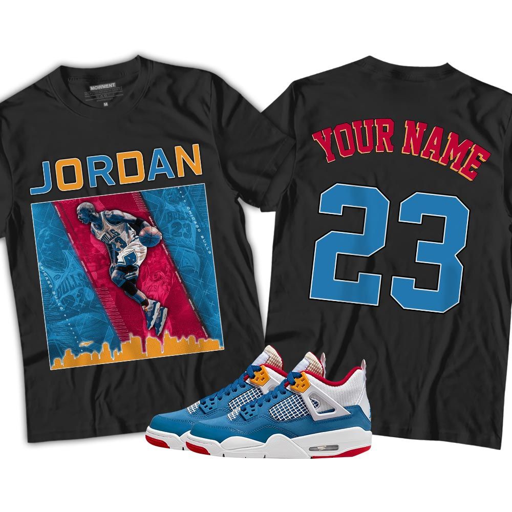 Custom 23 City Sneaker Shirt Match Messy Room 4s, Jordan 4 GS Messy Room MKO T-Shirt Custom 23 City Sneaker Shirt Match Messy Room 4s, Jordan 4 GS Messy Room MKO T-Shirt
