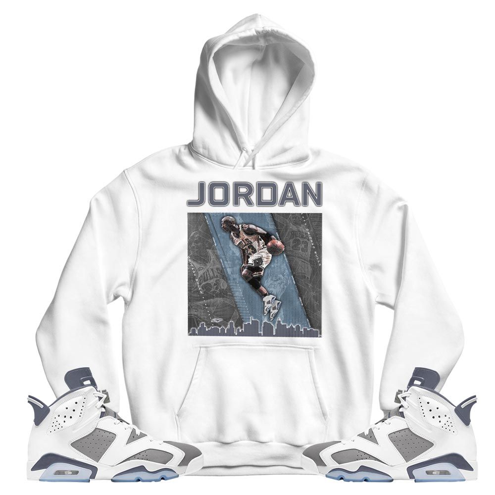 Custom 23 City Sneaker Shirt Match Retro Cool Grey 6s, Jordan 6 Cool Grey MKO T-Shirt Custom 23 City Sneaker Shirt Match Retro Cool Grey 6s, Jordan 6 Cool Grey MKO T-Shirt