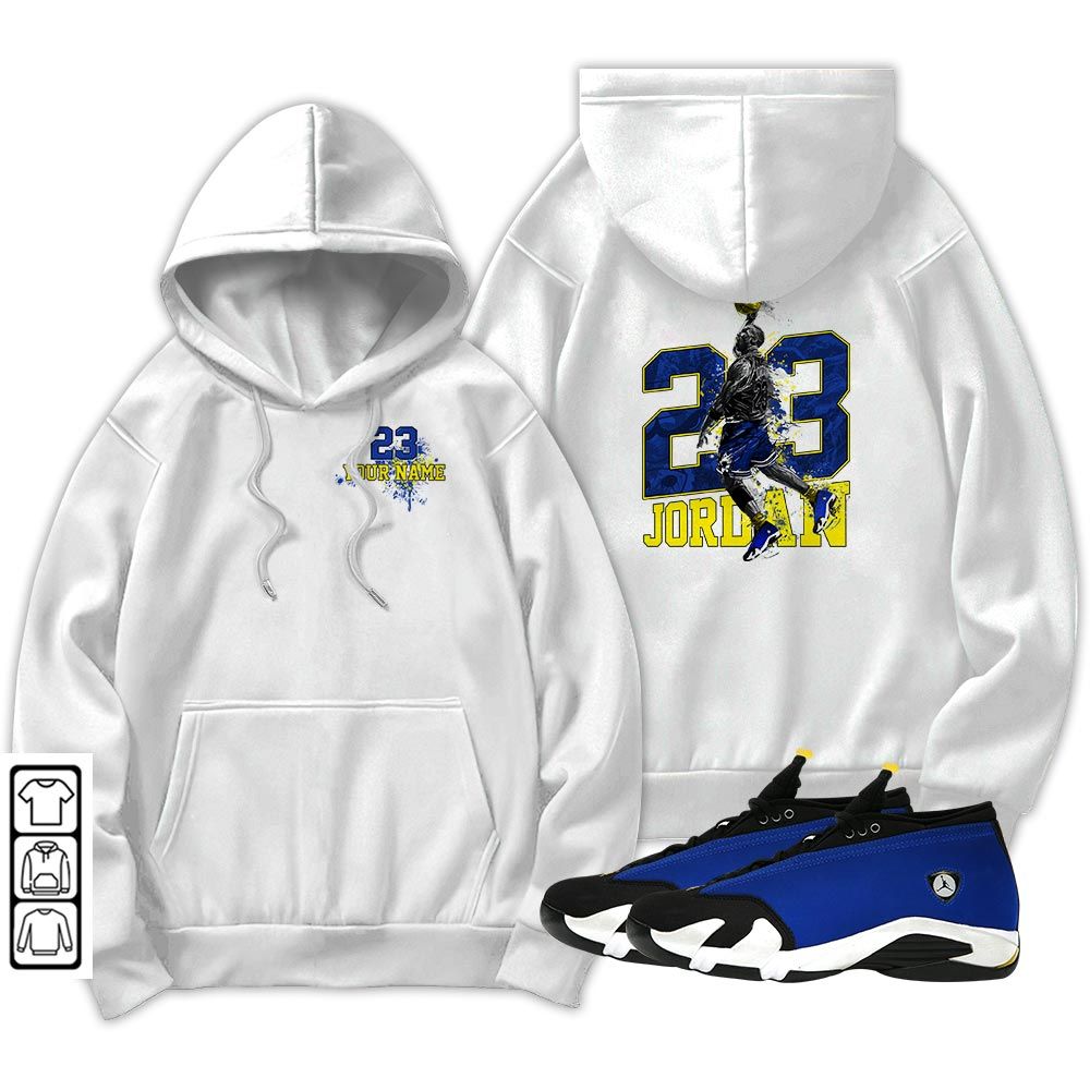 Custom 23 Jordan Sneaker Shirt Match 2023 Blue Laney 14s, Jordan 14 Laney MKO Hoodie Custom 23 Jordan Sneaker Shirt Match 2023 Blue Laney 14s, Jordan 14 Laney MKO Hoodie