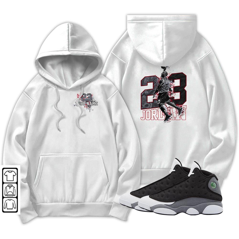 Custom 23 Jordan Sneaker Shirt Match Black Flint 13s, Jordan Retro 13 Black Flint MKO Hoodie Custom 23 Jordan Sneaker Shirt Match Black Flint 13s, Jordan Retro 13 Black Flint MKO Hoodie