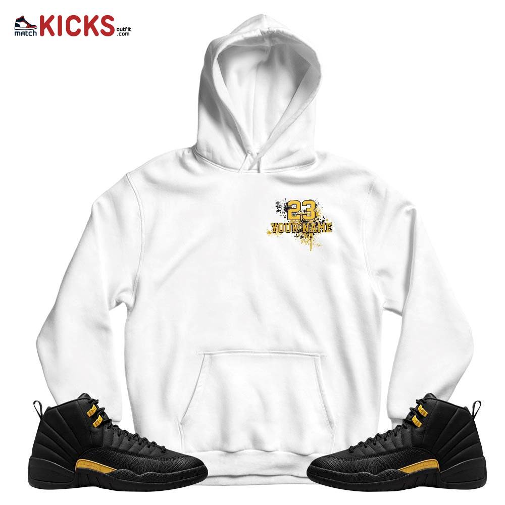 Custom 23 Jordan Sneaker Shirt Match Black Taxi 12s, Jordan 12 Retro Black Taxi MKO T-Shirt Custom 23 Jordan Sneaker Shirt Match Black Taxi 12s, Jordan 12 Retro Black Taxi MKO T-Shirt