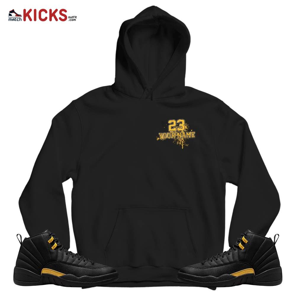 Custom 23 Jordan Sneaker Shirt Match Black Taxi 12s, Jordan 12 Retro Black Taxi MKO T-Shirt Custom 23 Jordan Sneaker Shirt Match Black Taxi 12s, Jordan 12 Retro Black Taxi MKO T-Shirt