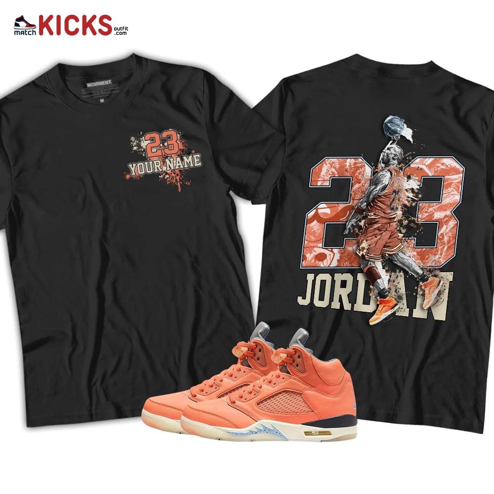 Custom 23 Jordan Sneaker Shirt Match Crimson Bliss 5s, Jordan 5 DJ Khaled Crimson Bliss MKO T-Shirt Custom 23 Jordan Sneaker Shirt Match Crimson Bliss 5s, Jordan 5 DJ Khaled Crimson Bliss MKO T-Shirt