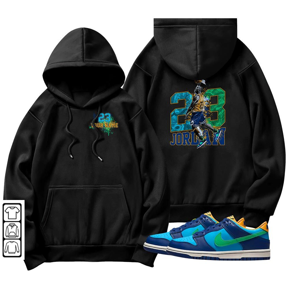 Custom 23 Jordan Sneaker Shirt Match Dunk Low GS Kyrie, Dunk Low GS Electric Algae MKO T-Shirt Custom 23 Jordan Sneaker Shirt Match Dunk Low GS Kyrie, Dunk Low GS Electric Algae MKO T-Shirt
