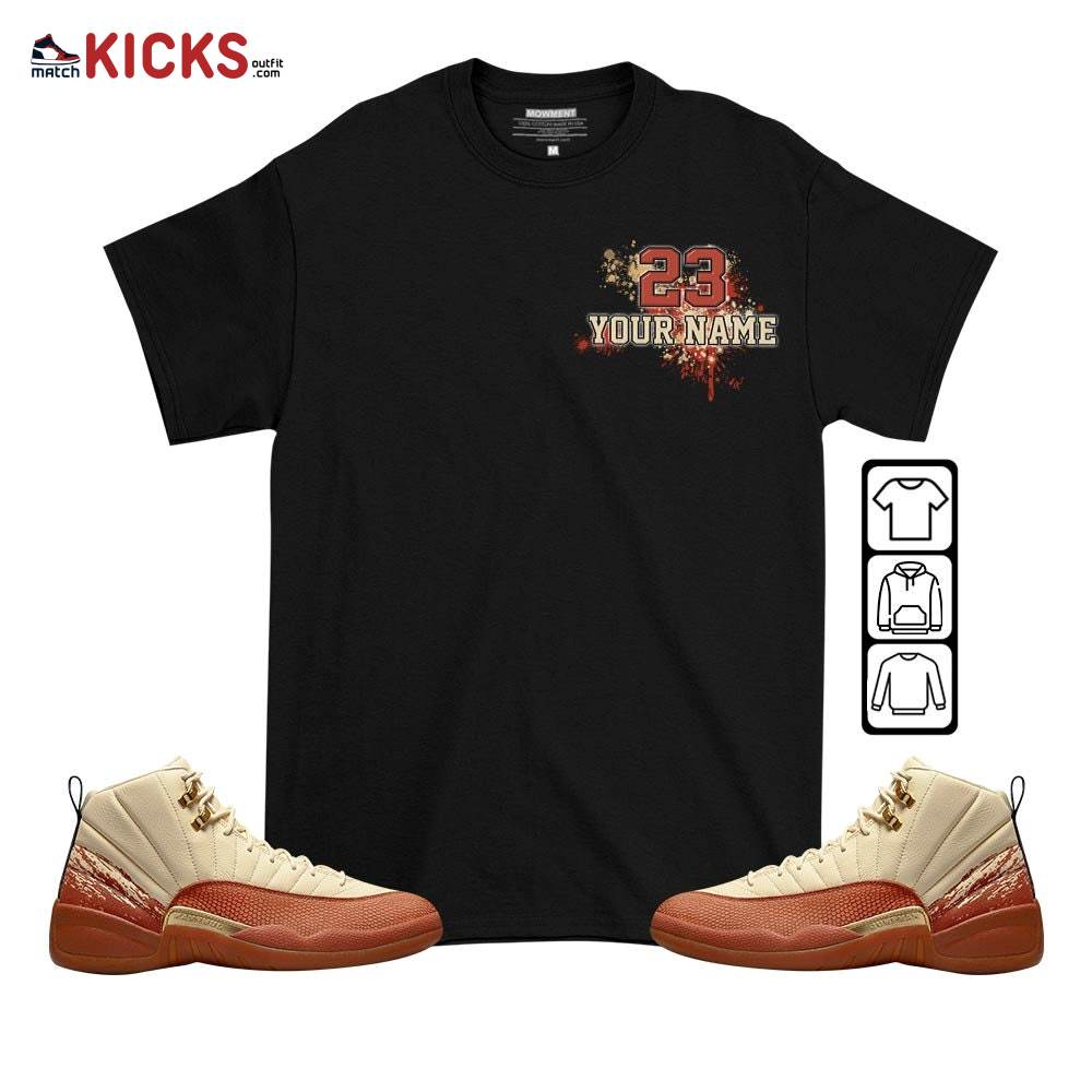Custom 23 Jordan Sneaker Shirt Match Eastside Golf 12s, Jordan 12 Retro Eastside Golf MKO T-Shirt
