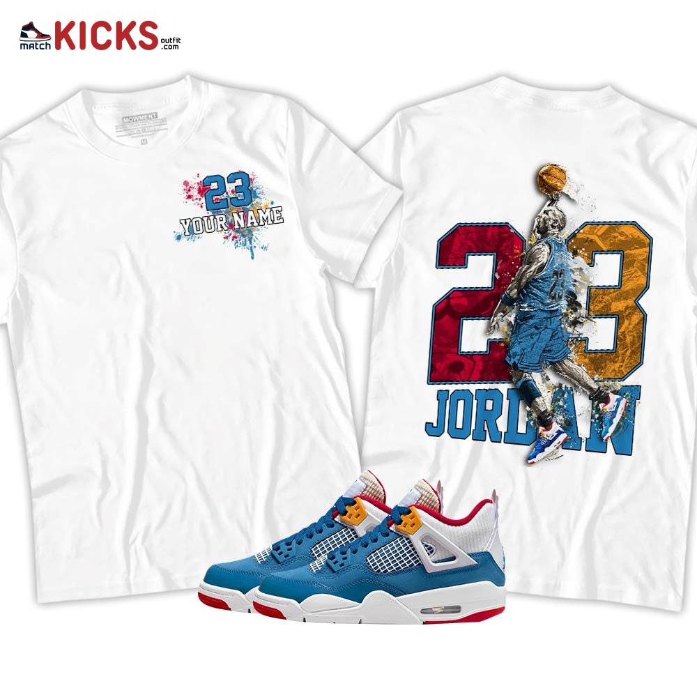 Custom 23 Jordan Sneaker Shirt Match Messy Room 4s, Jordan 4 GS Messy Room MKO T-Shirt