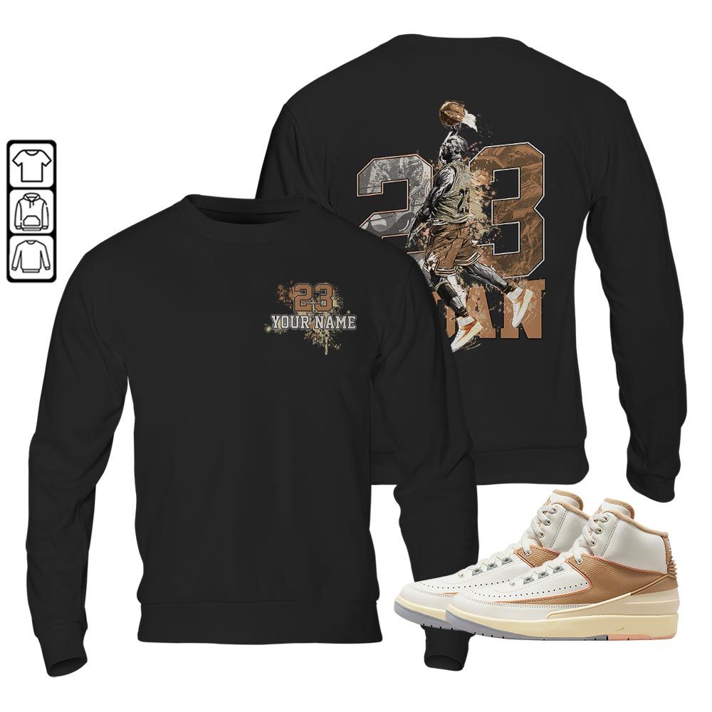Custom 23 Jordan Sneaker Shirt Match Retro Craft 2s, Jordan 2 Craft MKO T-Shirt Custom 23 Jordan Sneaker Shirt Match Retro Craft 2s, Jordan 2 Craft MKO T-Shirt