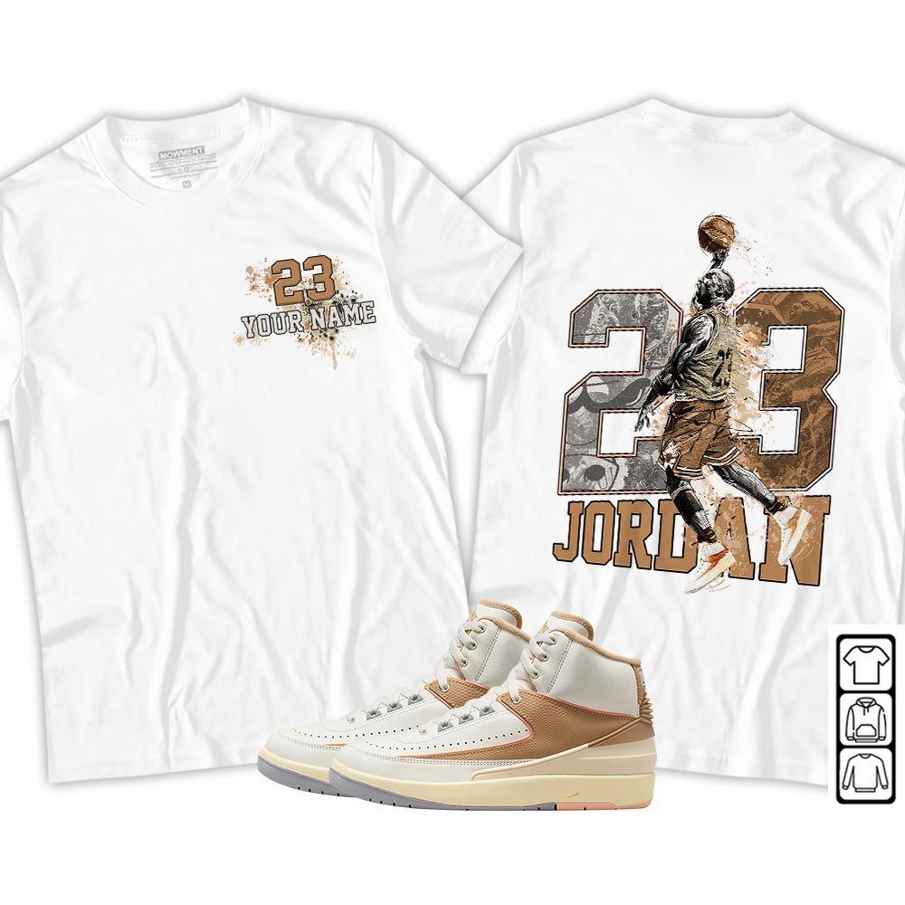 Custom 23 Jordan Sneaker Shirt Match Retro Craft 2s, Jordan 2 Craft MKO T-Shirt Custom 23 Jordan Sneaker Shirt Match Retro Craft 2s, Jordan 2 Craft MKO T-Shirt
