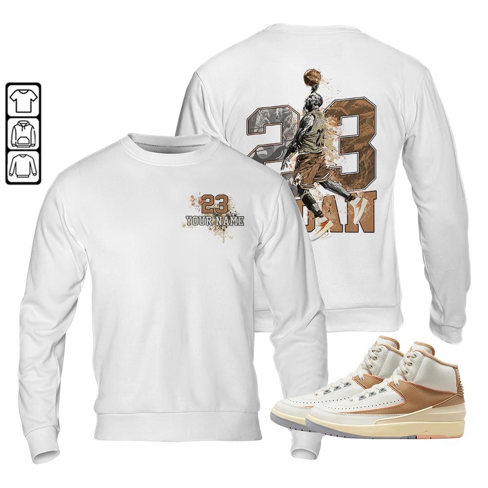Custom 23 Jordan Sneaker Shirt Match Retro Craft 2s, Jordan 2 Craft MKO T-Shirt Custom 23 Jordan Sneaker Shirt Match Retro Craft 2s, Jordan 2 Craft MKO T-Shirt