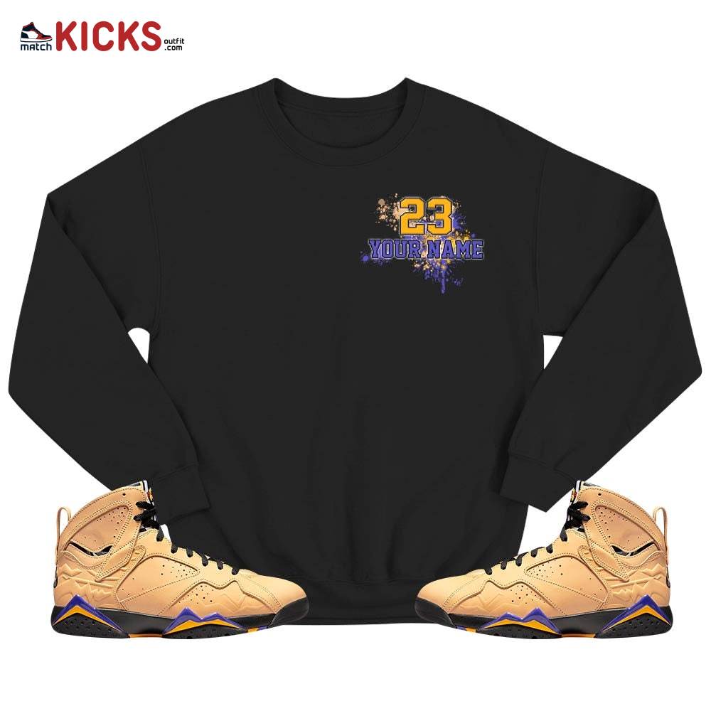 Custom 23 Jordan Sneaker Shirt Match Vachetta Tan 7s, Jordan 7 SE Afrobeats MKO T-Shirt Custom 23 Jordan Sneaker Shirt Match Vachetta Tan 7s, Jordan 7 SE Afrobeats MKO T-Shirt