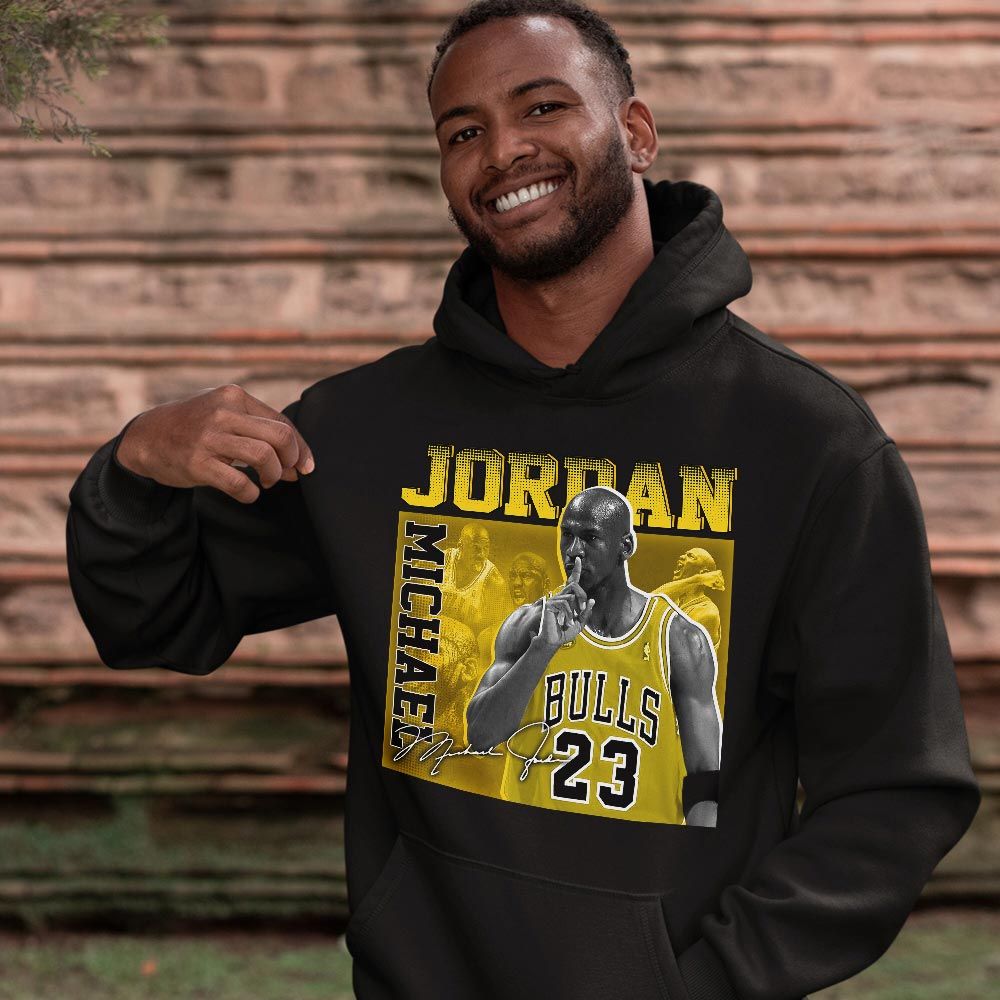 Custom 23JD Signature Sneaker Shirt Match 2023 Thunder 4s, Jordan Retro 4 Thunder MKO Hoodie Custom 23JD Signature Sneaker Shirt Match 2023 Thunder 4s, Jordan Retro 4 Thunder MKO Hoodie