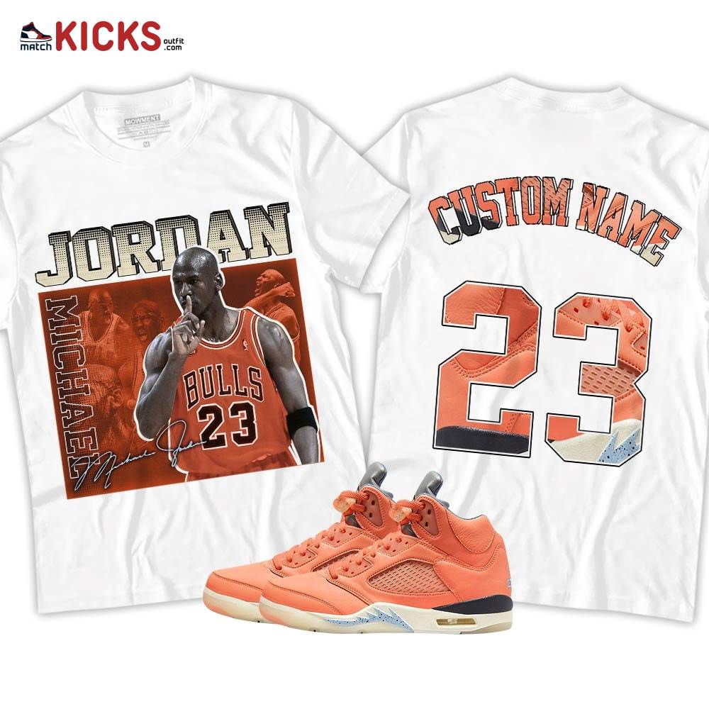 Custom 23JD Signature Sneaker Shirt Match Crimson Bliss 5s, Jordan 5 DJ Khaled Crimson Bliss MKO T-Shirt Custom 23JD Signature Sneaker Shirt Match Crimson Bliss 5s, Jordan 5 DJ Khaled Crimson Bliss MKO T-Shirt