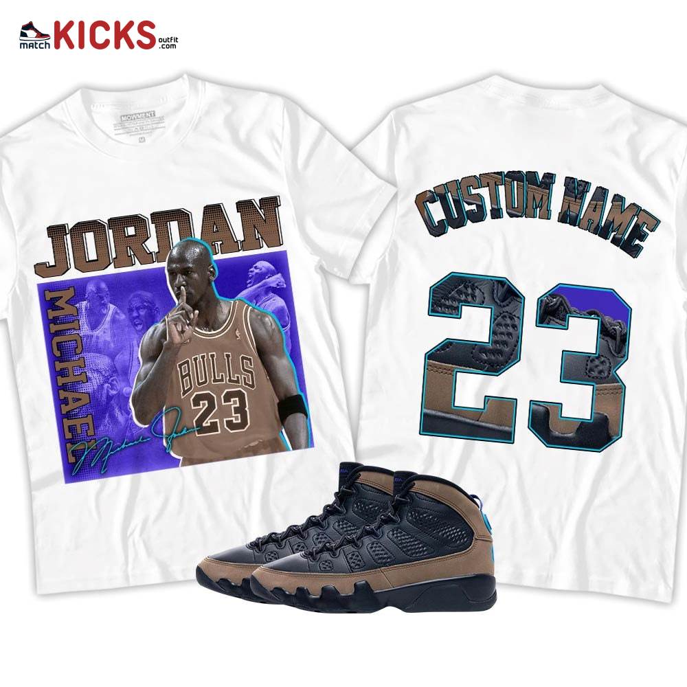 Custom 23JD Signature Sneaker Shirt Match Olive Concord 9s, Jordan 9 Olive Concord MKO T-Shirt Custom 23JD Signature Sneaker Shirt Match Olive Concord 9s, Jordan 9 Olive Concord MKO T-Shirt
