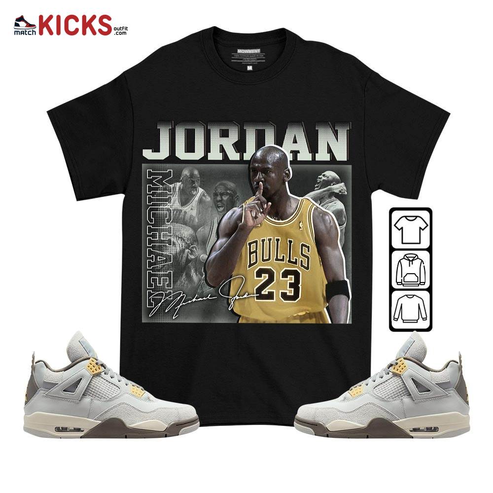 Custom 23JD Signature Sneaker Shirt Match Retro Craft 4s, Jordan 4 Craft Photon Dust MKO T-Shirt Custom 23JD Signature Sneaker Shirt Match Retro Craft 4s, Jordan 4 Craft Photon Dust MKO T-Shirt