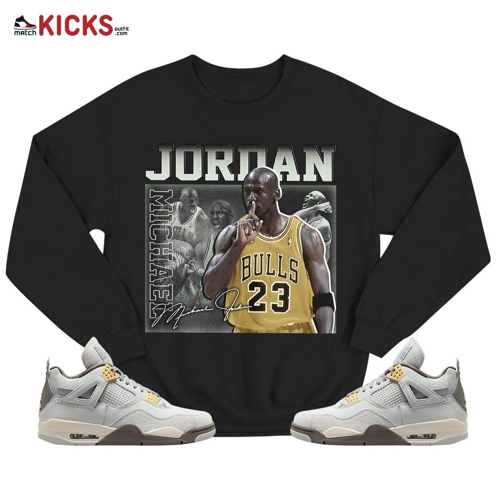 Custom 23JD Signature Sneaker Shirt Match Retro Craft 4s, Jordan 4 Craft Photon Dust MKO T-Shirt Custom 23JD Signature Sneaker Shirt Match Retro Craft 4s, Jordan 4 Craft Photon Dust MKO T-Shirt