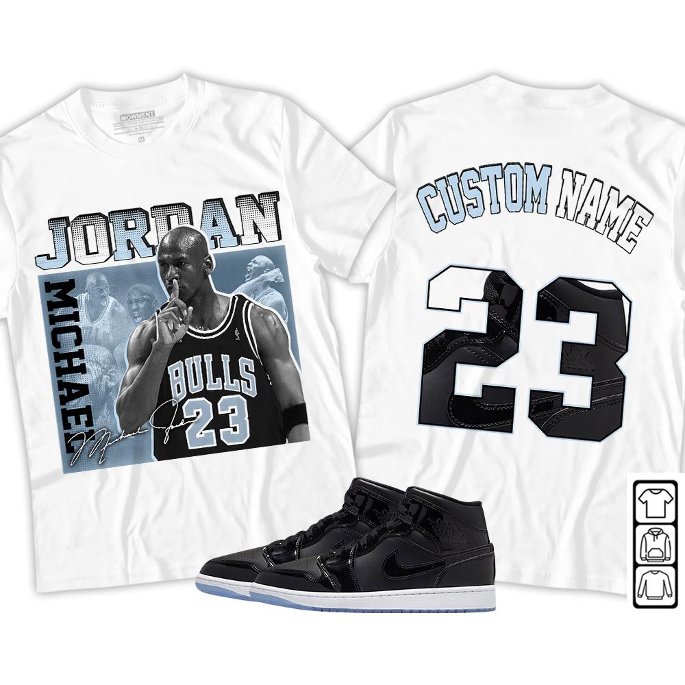 Custom 23JD Signature Sneaker Shirt Match Space Jam 1s, Jordan 1 Mid Space Jam MKO T-Shirt Custom 23JD Signature Sneaker Shirt Match Space Jam 1s, Jordan 1 Mid Space Jam MKO T-Shirt