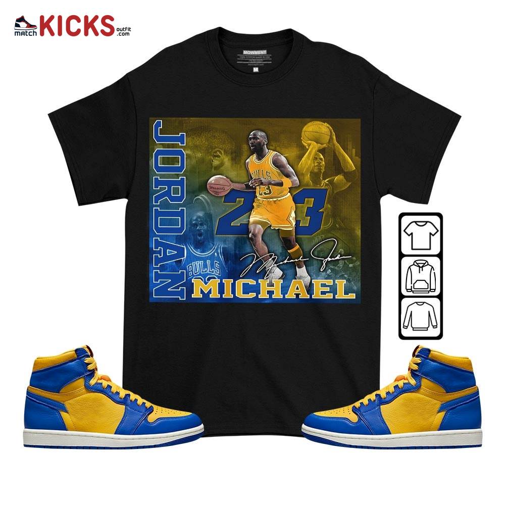 Custom 23JD Signature2 Sneaker Shirt Match 2023 Laney 1s, Jordan 1 Retro High Laney MKO T-Shirt Custom 23JD Signature2 Sneaker Shirt Match 2023 Laney 1s, Jordan 1 Retro High Laney MKO T-Shirt