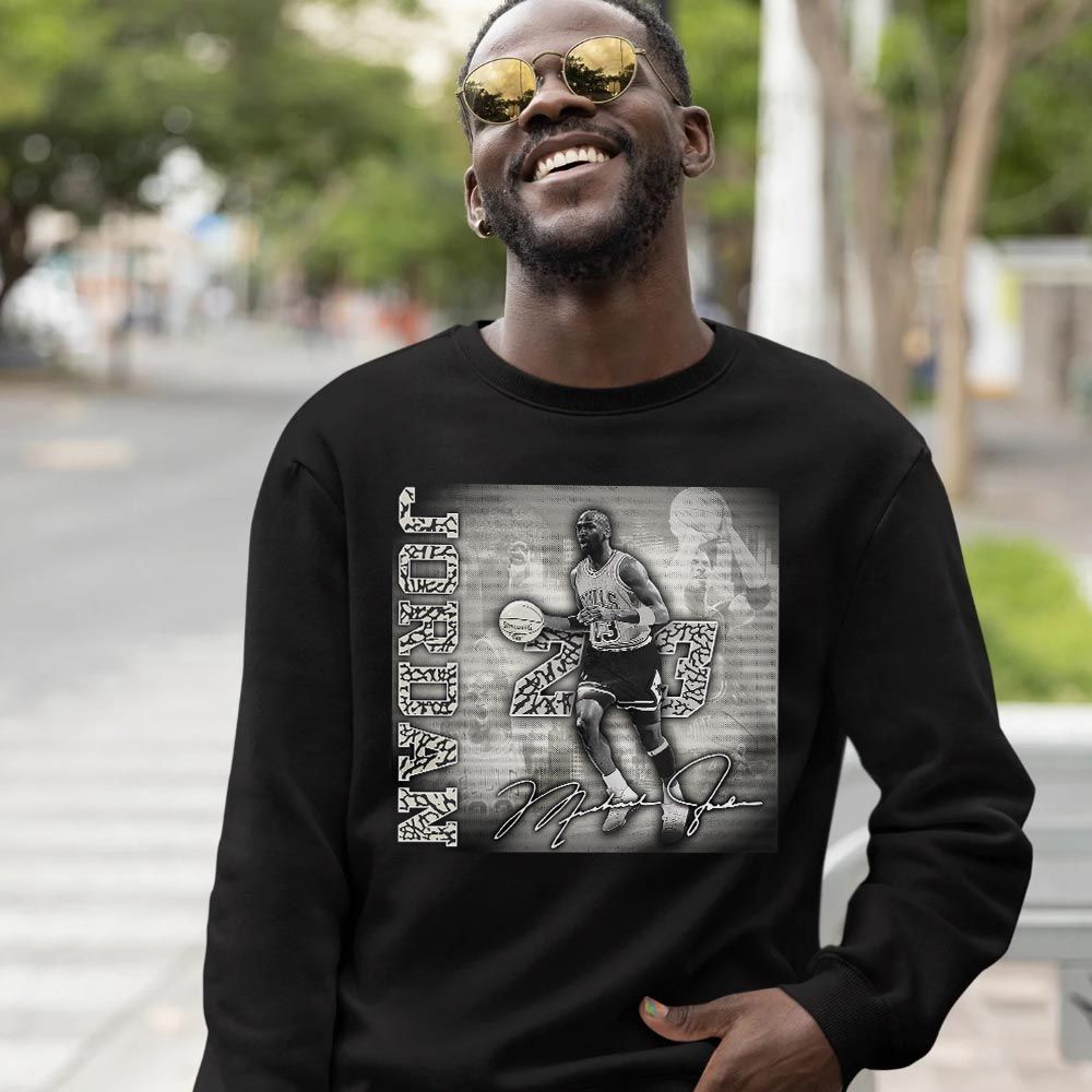 Custom 23JD Signature2 Sneaker Shirt Match OG Elephant 1s, Jordan 1 White Cement MKO T-Shirt Custom 23JD Signature2 Sneaker Shirt Match OG Elephant 1s, Jordan 1 White Cement MKO T-Shirt