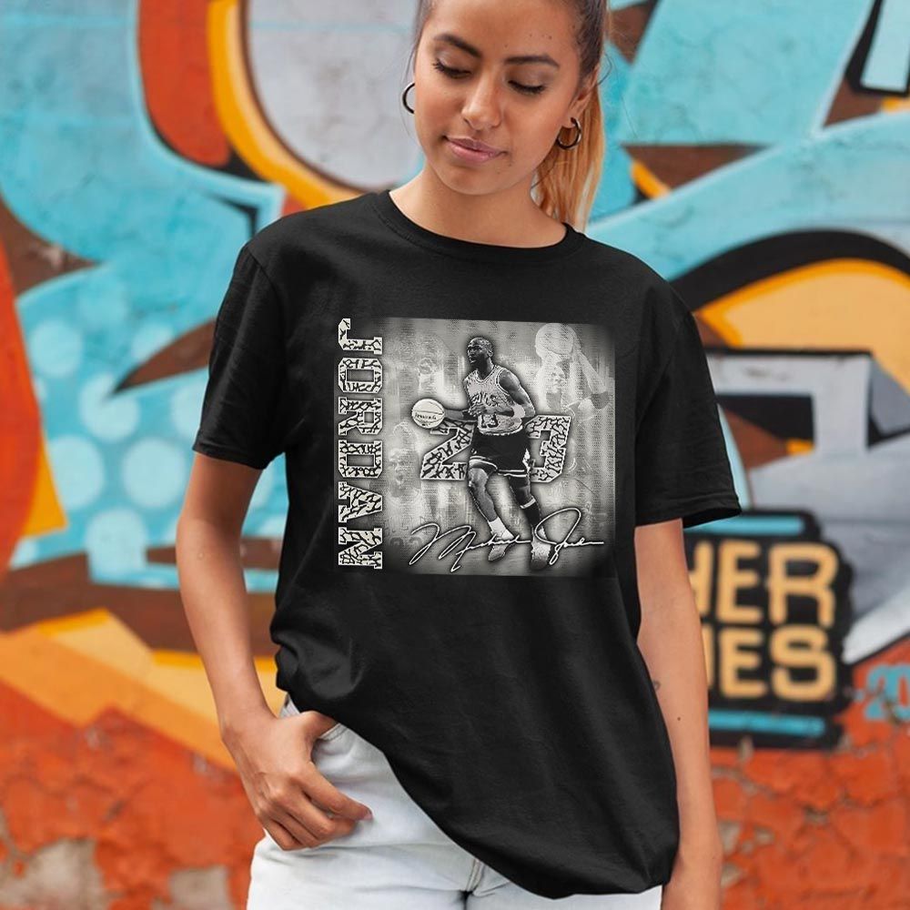 Custom 23JD Signature2 Sneaker Shirt Match OG Elephant 1s, Jordan 1 White Cement MKO T-Shirt Custom 23JD Signature2 Sneaker Shirt Match OG Elephant 1s, Jordan 1 White Cement MKO T-Shirt