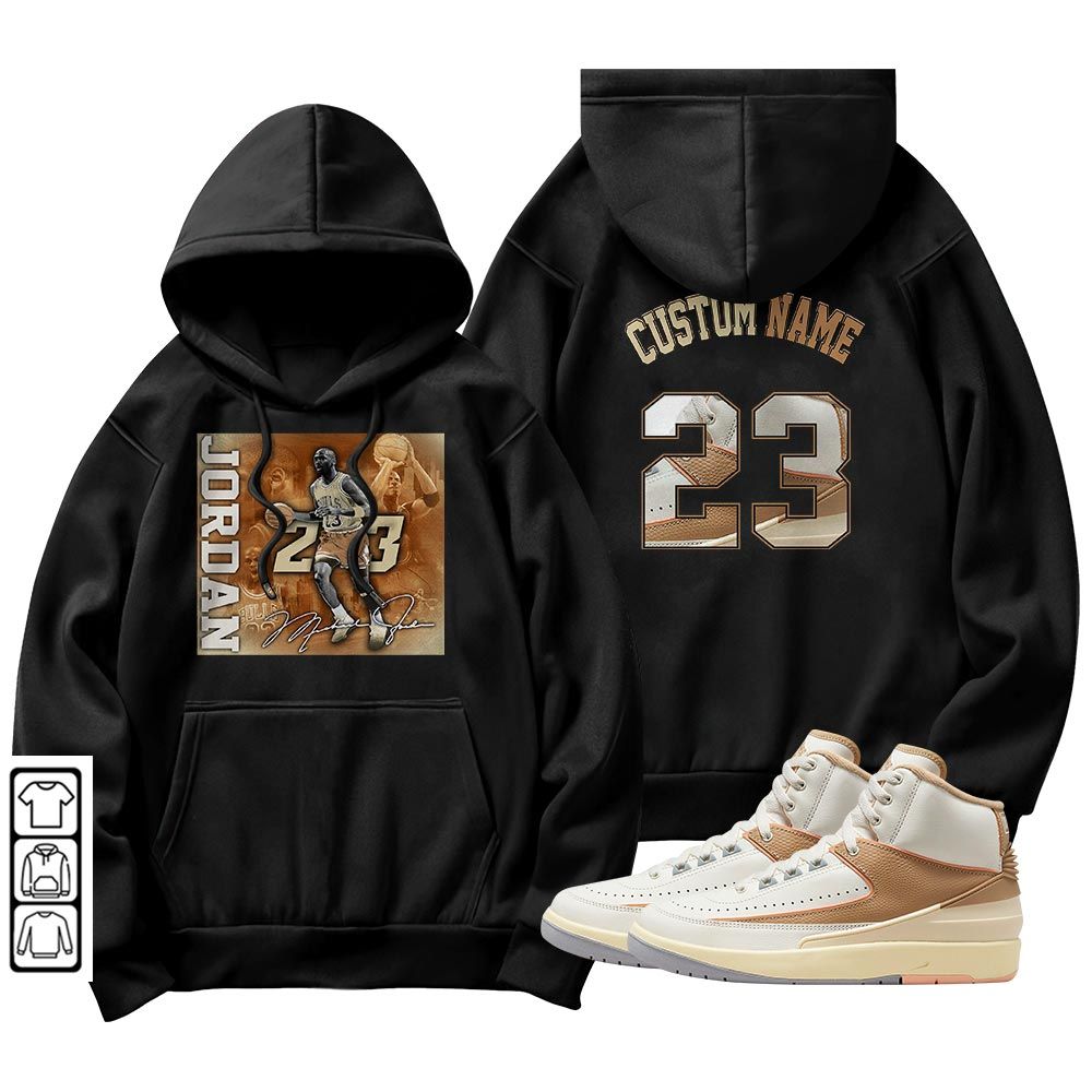 Custom 23JD Signature2 Sneaker Shirt Match Retro Craft 2s, Jordan 2 Craft MKO T-Shirt Custom 23JD Signature2 Sneaker Shirt Match Retro Craft 2s, Jordan 2 Craft MKO T-Shirt