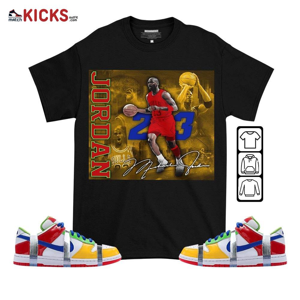 Custom 23JD Signature2 Sneaker Shirt Match SB Dunk Low eBay, SB Dunk Low Sandy MKO T-Shirt