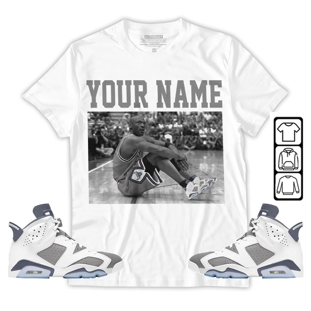 Custom Basketball Goat Number 23 Sneaker Shirt Match Retro Cool Grey 6s, Jordan 6 Cool Grey MKO T-Shirt Custom Basketball Goat Number 23 Sneaker Shirt Match Retro Cool Grey 6s, Jordan 6 Cool Grey MKO T-Shirt