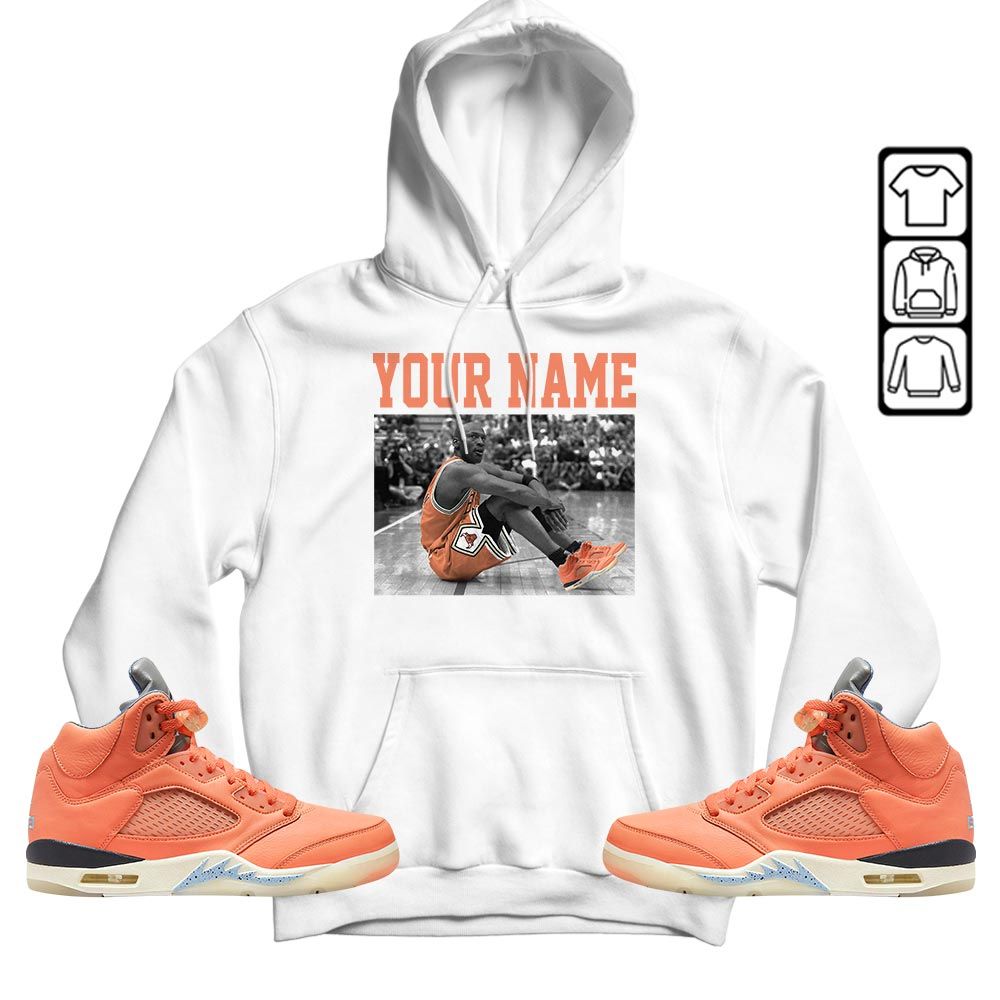 Custom Basketball Number 23 Sneaker Shirt Match Crimson Bliss 5s, Jordan 5 DJ Khaled Crimson Bliss MKO T-Shirt
