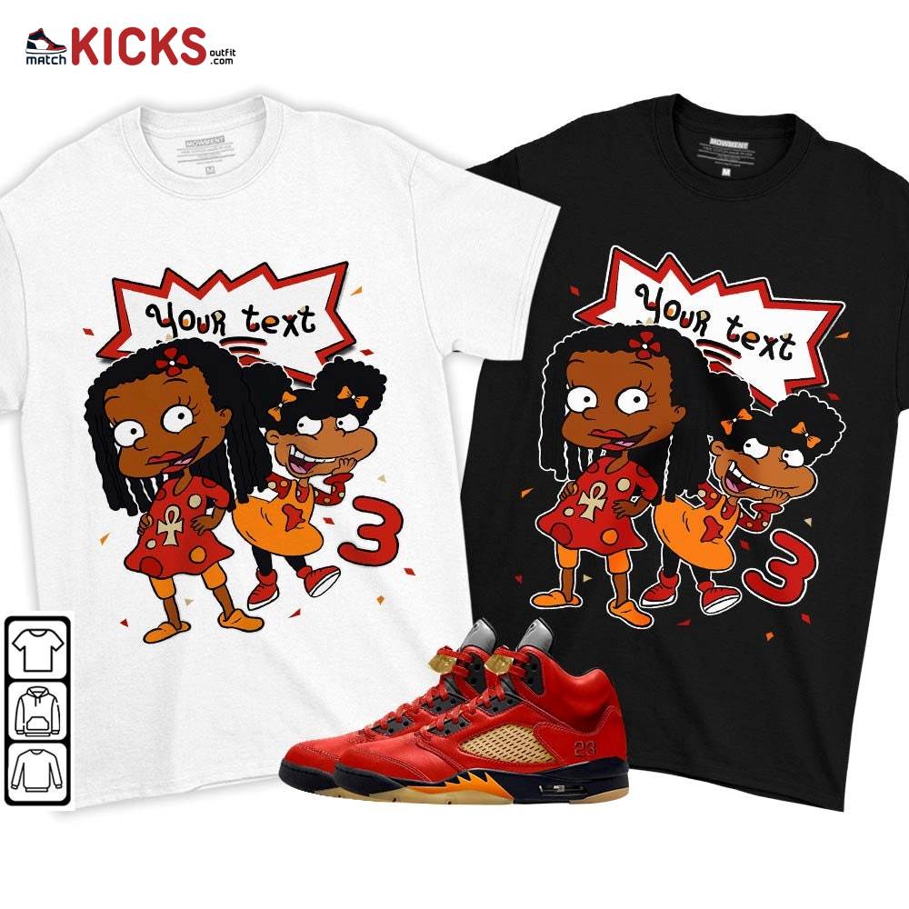 Custom Birthday Rugrats Sneaker Shirt Match 5 Dunk On Mars, Jordan 5 Mars For Her MKO T-Shirt Custom Birthday Rugrats Sneaker Shirt Match 5 Dunk On Mars, Jordan 5 Mars For Her MKO T-Shirt