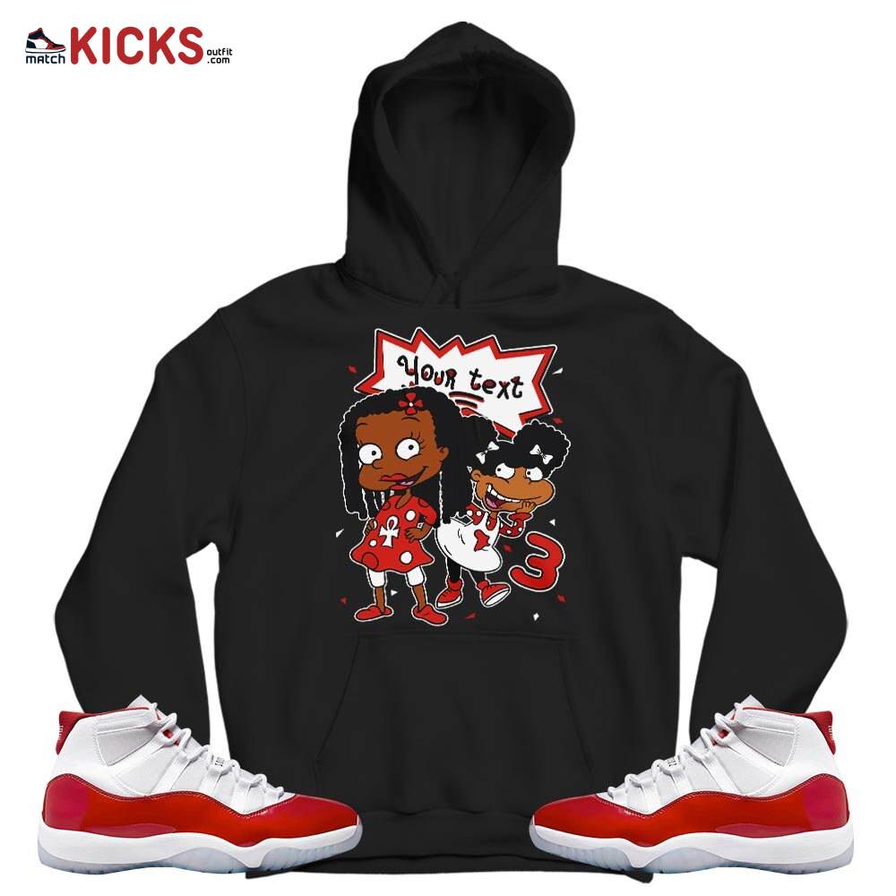 Custom Birthday Rugrats Sneaker Shirt Match Cherry 11s, Jordan 11 Retro Cherry MKO T-Shirt Custom Birthday Rugrats Sneaker Shirt Match Cherry 11s, Jordan 11 Retro Cherry MKO T-Shirt