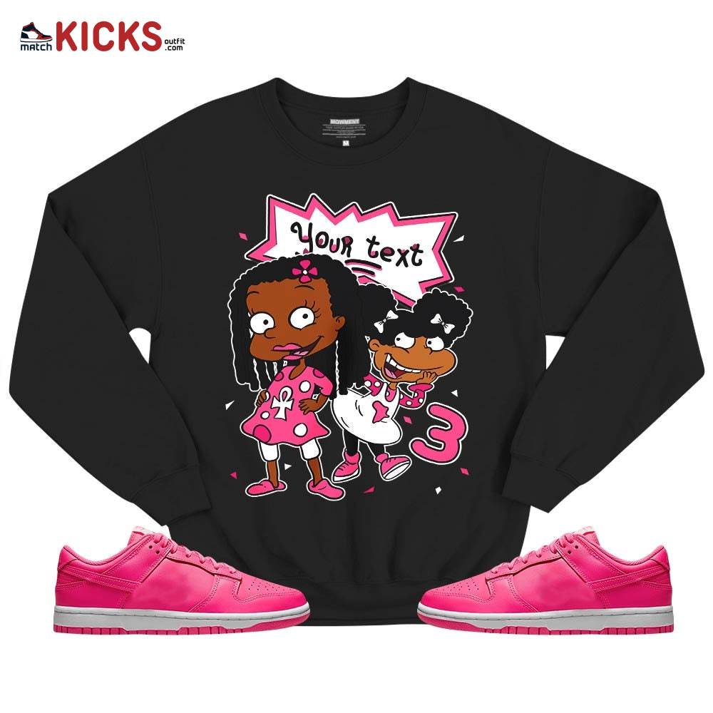 Custom Birthday Rugrats Sneaker Shirt Match Dunk Low Hyper Pink, Dunk Low Hot Pink MKO T-Shirt Custom Birthday Rugrats Sneaker Shirt Match Dunk Low Hyper Pink, Dunk Low Hot Pink MKO T-Shirt