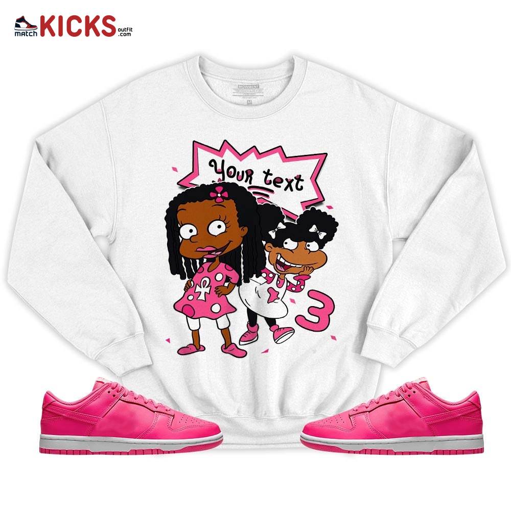 Custom Birthday Rugrats Sneaker Shirt Match Dunk Low Hyper Pink, Dunk Low Hot Pink MKO T-Shirt Custom Birthday Rugrats Sneaker Shirt Match Dunk Low Hyper Pink, Dunk Low Hot Pink MKO T-Shirt