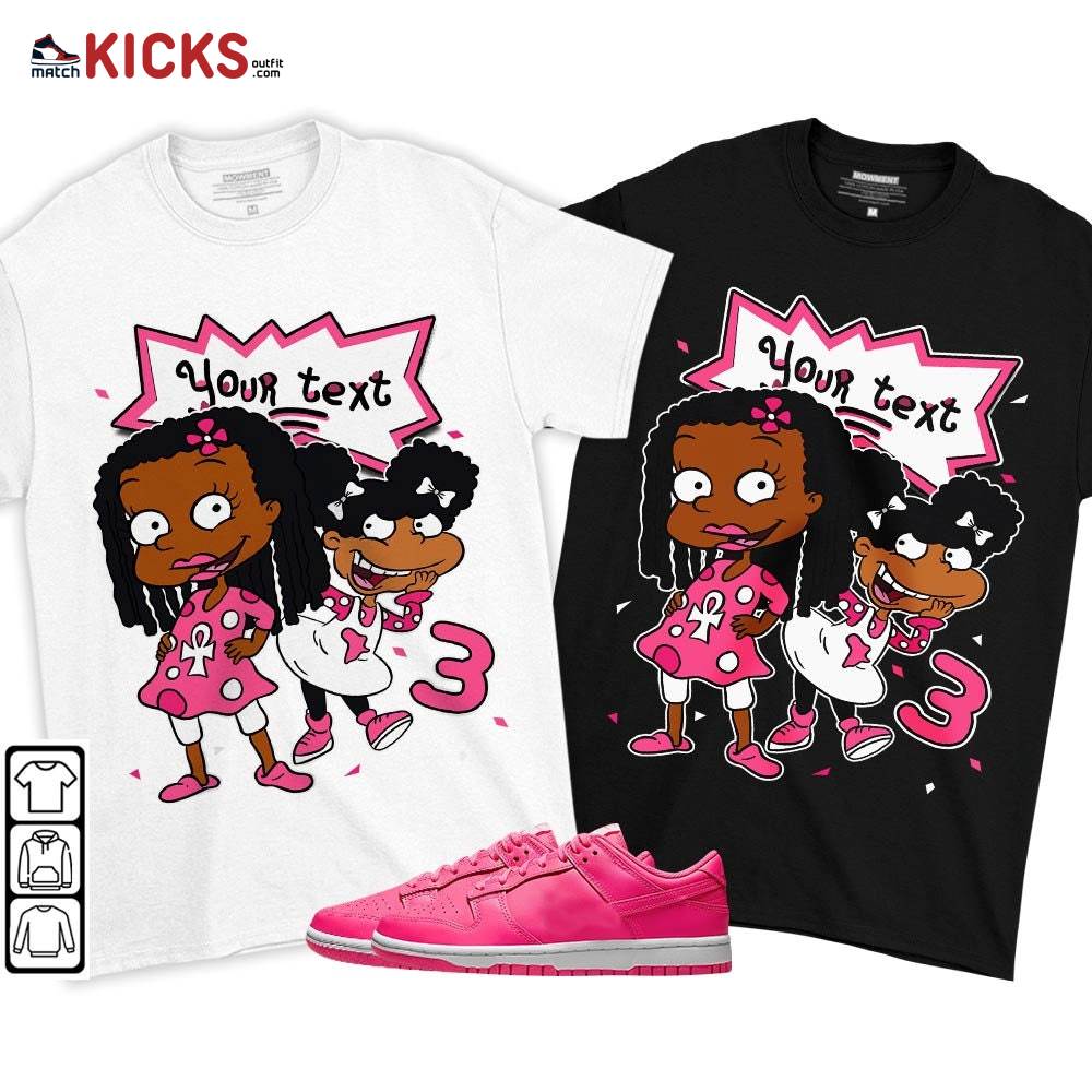 Custom Birthday Rugrats Sneaker Shirt Match Dunk Low Hyper Pink, Dunk Low Hot Pink MKO T-Shirt Custom Birthday Rugrats Sneaker Shirt Match Dunk Low Hyper Pink, Dunk Low Hot Pink MKO T-Shirt