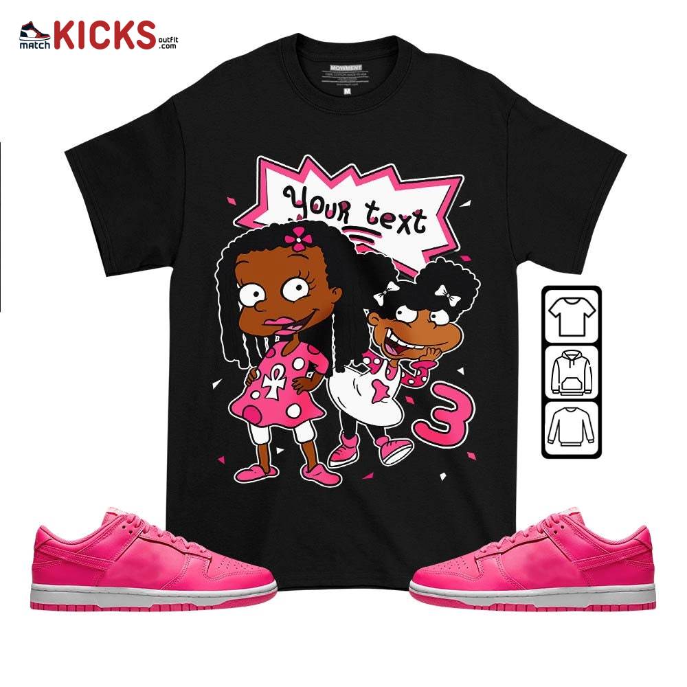 Custom Birthday Rugrats Sneaker Shirt Match Dunk Low Hyper Pink, Dunk Low Hot Pink MKO T-Shirt Custom Birthday Rugrats Sneaker Shirt Match Dunk Low Hyper Pink, Dunk Low Hot Pink MKO T-Shirt