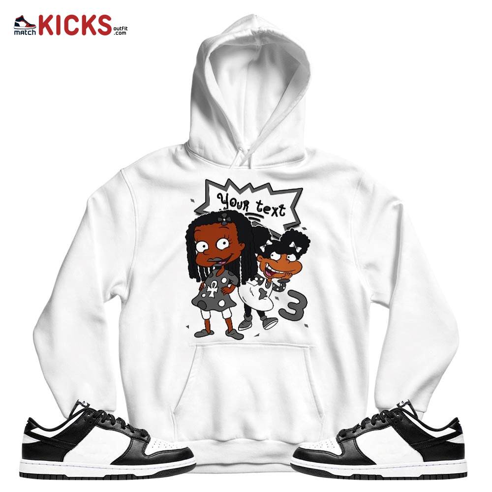 Custom Birthday Rugrats Sneaker Shirt Match Dunk Panda Black White, Dunk Low Panda 2022 MKO T-Shirt Custom Birthday Rugrats Sneaker Shirt Match Dunk Panda Black White, Dunk Low Panda 2022 MKO T-Shirt