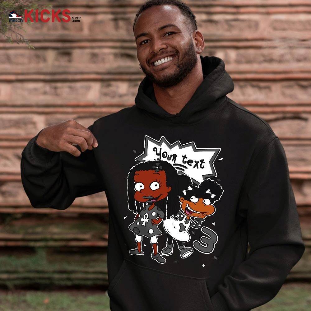 Custom Birthday Rugrats Sneaker Shirt Match Dunk Panda Black White, Dunk Low Panda 2022 MKO T-Shirt Custom Birthday Rugrats Sneaker Shirt Match Dunk Panda Black White, Dunk Low Panda 2022 MKO T-Shirt