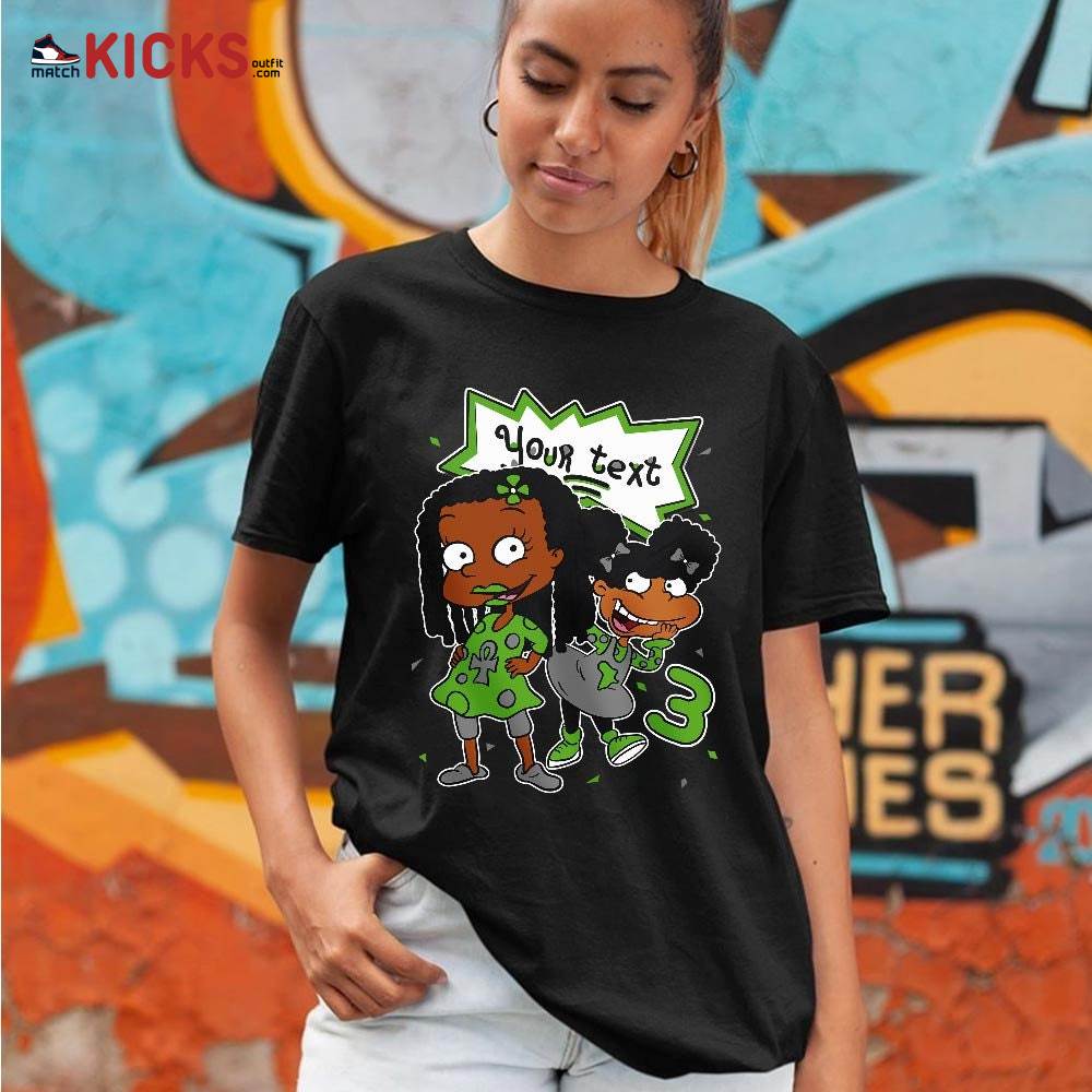Custom Birthday Rugrats Sneaker Shirt Match Green Bean 5s, Jordan 5 Retro Green Bean MKO T-Shirt Custom Birthday Rugrats Sneaker Shirt Match Green Bean 5s, Jordan 5 Retro Green Bean MKO T-Shirt