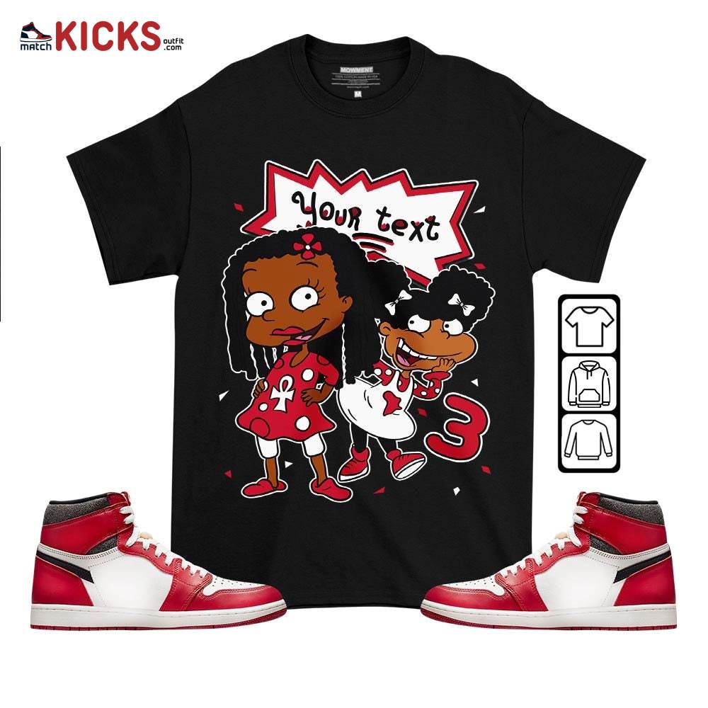 Custom Birthday Rugrats Sneaker Shirt Match High OG Chicago 1s, Jordan 1 Lost and Found Chicago MKO T-Shirt Custom Birthday Rugrats Sneaker Shirt Match High OG Chicago 1s, Jordan 1 Lost and Found Chicago MKO T-Shirt