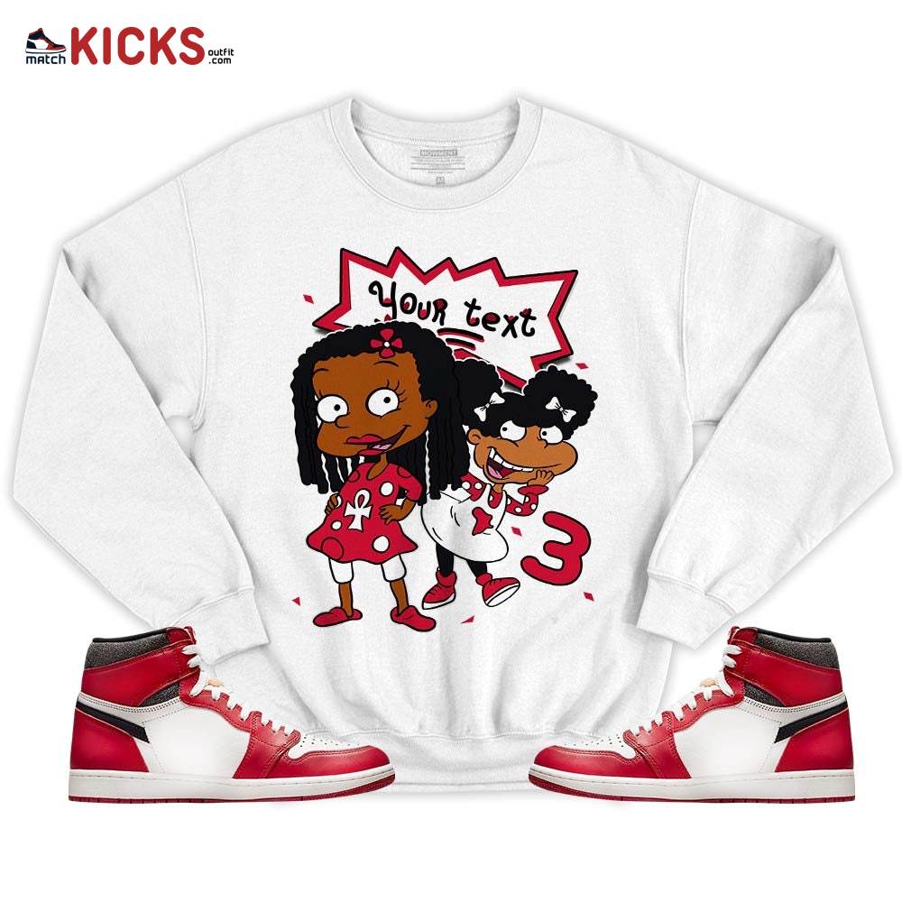 Custom Birthday Rugrats Sneaker Shirt Match High OG Chicago 1s, Jordan 1 Lost and Found Chicago MKO T-Shirt Custom Birthday Rugrats Sneaker Shirt Match High OG Chicago 1s, Jordan 1 Lost and Found Chicago MKO T-Shirt