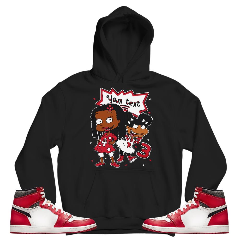 Custom Birthday Rugrats Sneaker Shirt Match High OG Chicago 1s, Jordan 1 Lost Found Chicago MKO T-Shirt