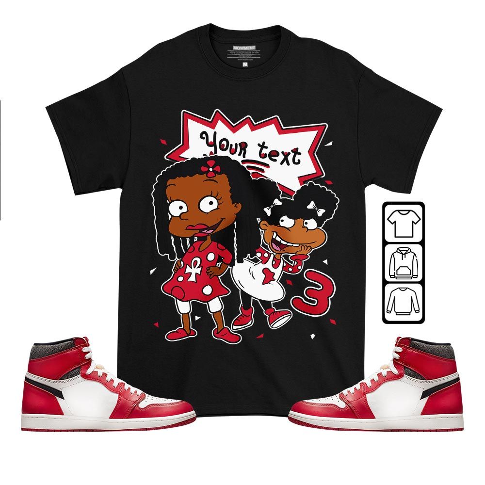 Custom Birthday Rugrats Sneaker Shirt Match High OG Chicago 1s, Jordan 1 Lost Found Chicago MKO T-Shirt Custom Birthday Rugrats Sneaker Shirt Match High OG Chicago 1s, Jordan 1 Lost Found Chicago MKO T-Shirt