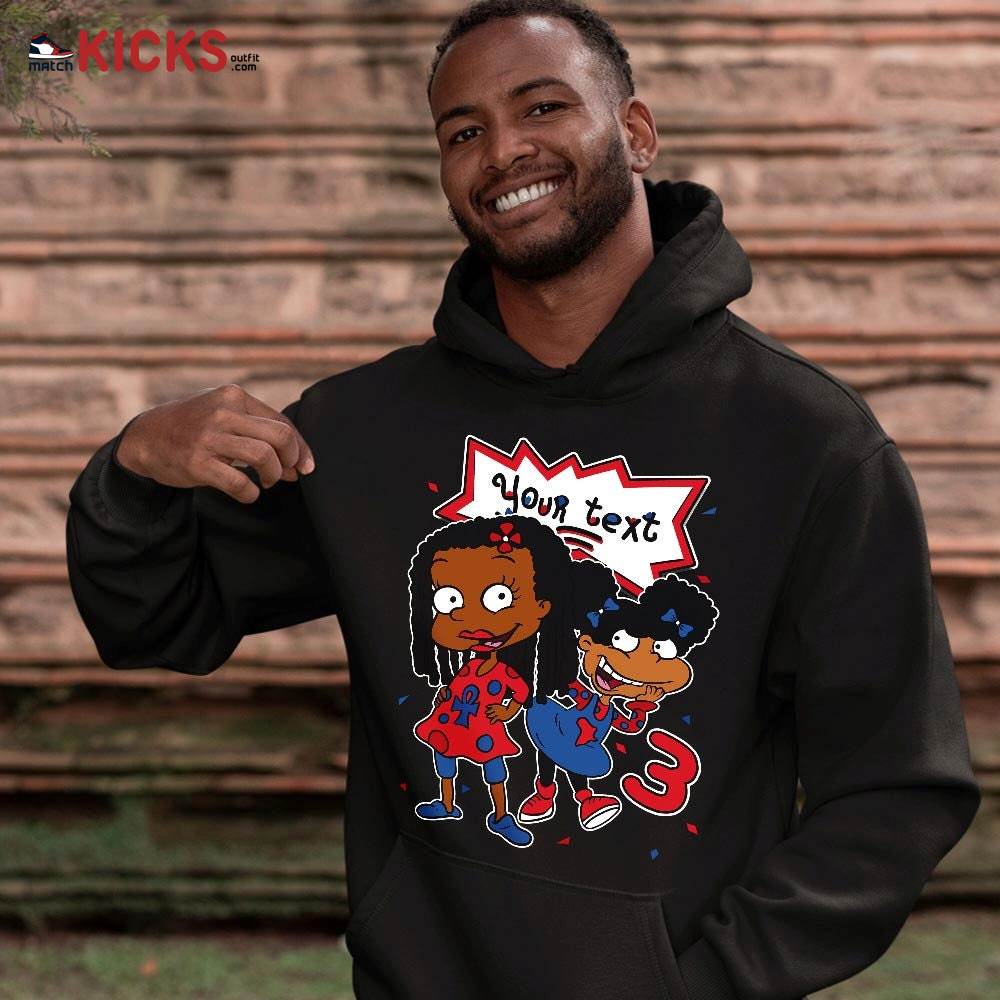 Custom Birthday Rugrats Sneaker Shirt Match Max 1 Navy Red Black, Air Griffey Max 1 Black Red Navy Blue MKO T-Shirt Custom Birthday Rugrats Sneaker Shirt Match Max 1 Navy Red Black, Air Griffey Max 1 Black Red Navy Blue MKO T-Shirt