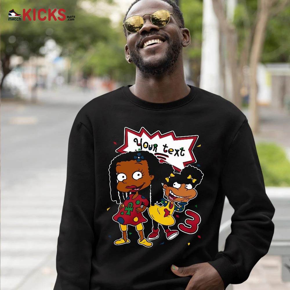 Custom Birthday Rugrats Sneaker Shirt Match Mid Multi Color 2022 1s, Jordan 1 Mid Multi Color 2022 MKO T-Shirt Custom Birthday Rugrats Sneaker Shirt Match Mid Multi Color 2022 1s, Jordan 1 Mid Multi Color 2022 MKO T-Shirt