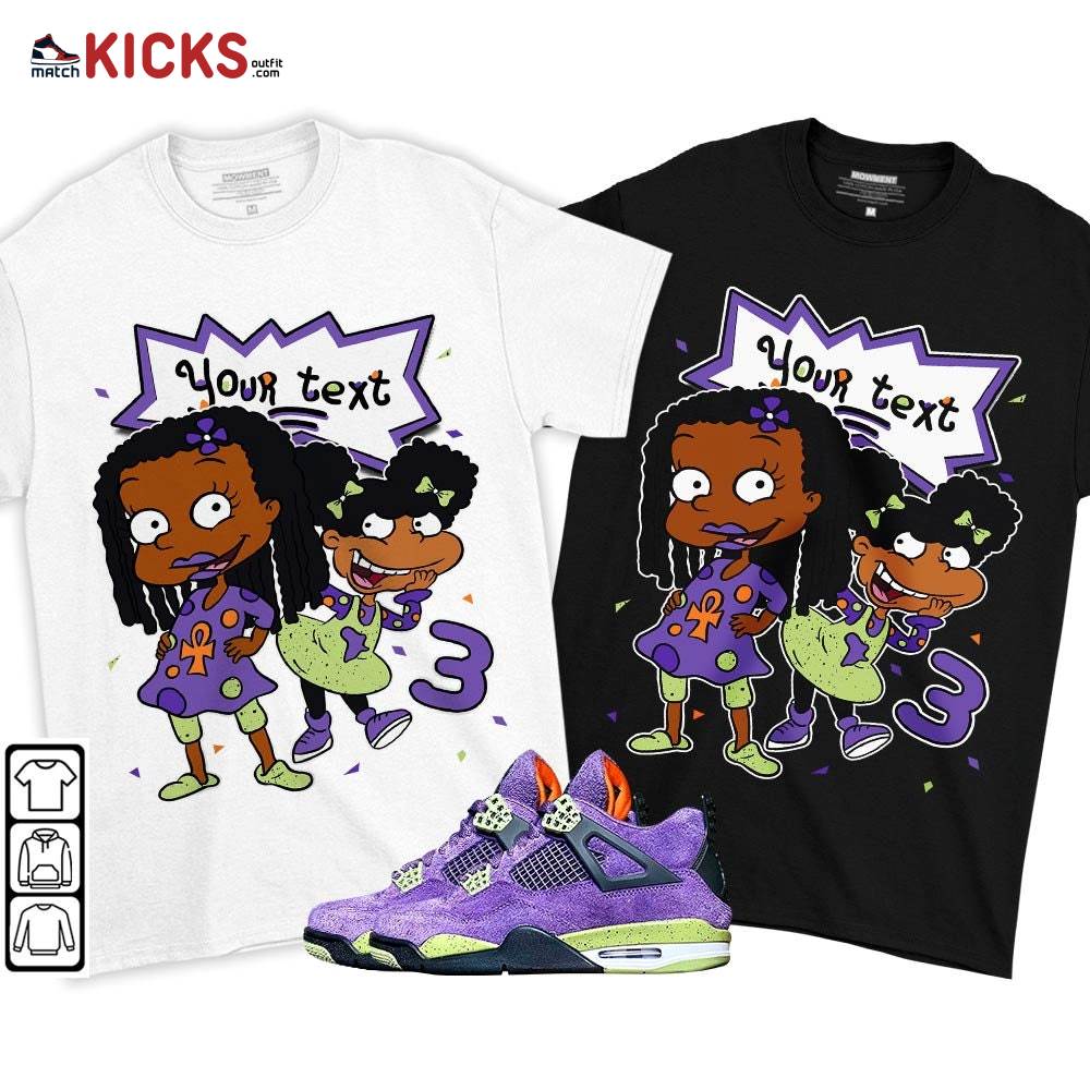 Custom Birthday Rugrats Sneaker Shirt Match Retro Canyon Purple 4s, Jordan 4 Canyon Purple MKO T-Shirt Custom Birthday Rugrats Sneaker Shirt Match Retro Canyon Purple 4s, Jordan 4 Canyon Purple MKO T-Shirt