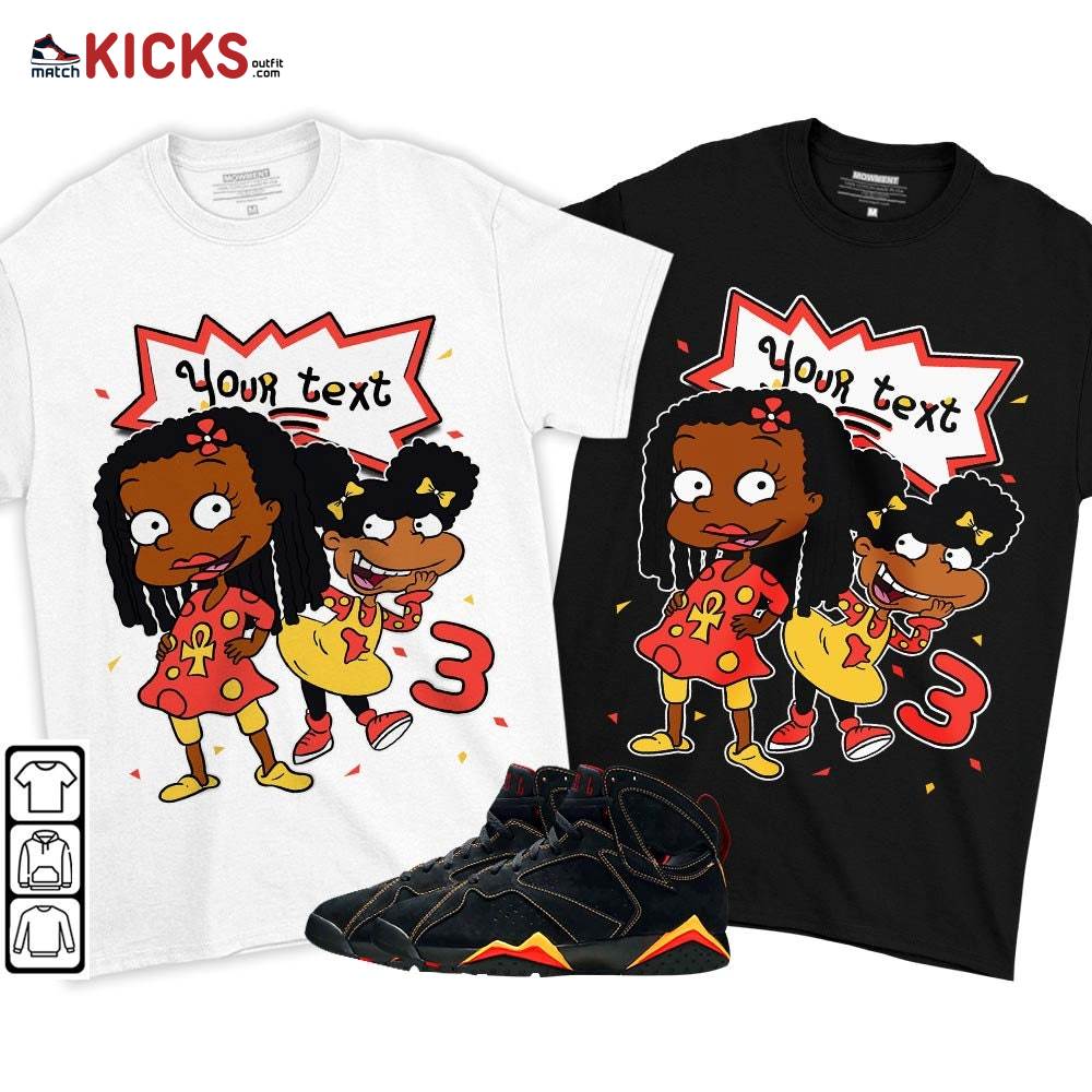 Custom Birthday Rugrats Sneaker Shirt Match Retro Citrus 7s, Jordan 7 Retro Citrus MKO T-Shirt Custom Birthday Rugrats Sneaker Shirt Match Retro Citrus 7s, Jordan 7 Retro Citrus MKO T-Shirt